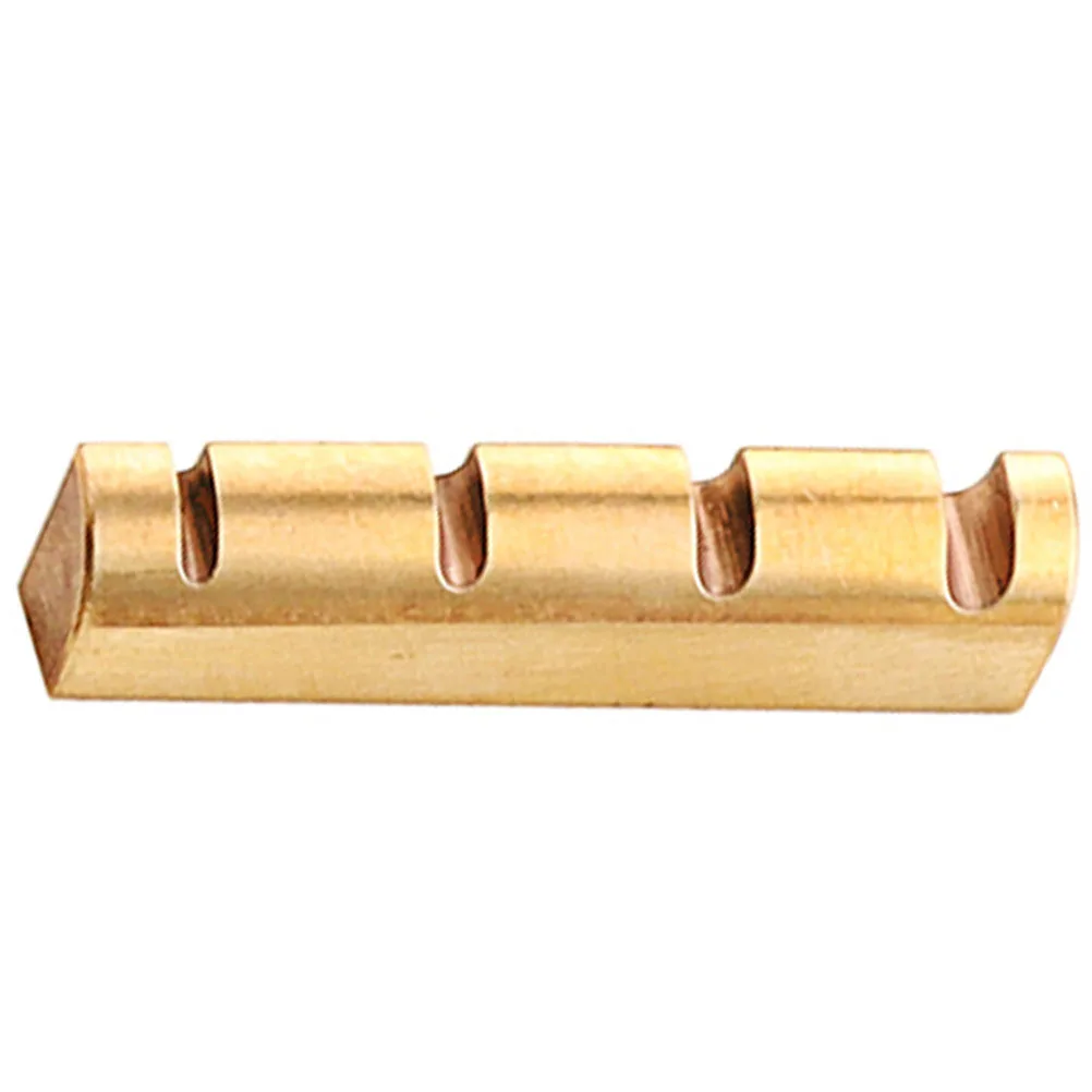 

Electric Guitar String Nut Brass Replacement For Stringed Instrument Accessories Bridge Parts Tone Sustain Enhancement