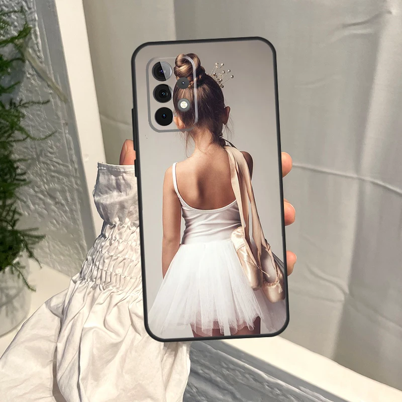 Ballerina Girl Dancing Case For Samsung Galaxy A54 A34 A52 A21S A12 A22 A32 A14 A13 A23 A33 A53 A73 A51 A71 Cover