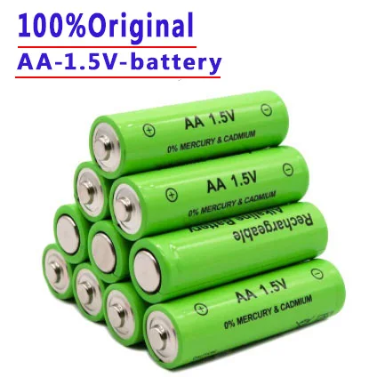 100%.Original. Recargable. NI-MH.baterías Recargables. 1,5V.AA Battery. Prefabricadas Para Juguetes. 1.5v