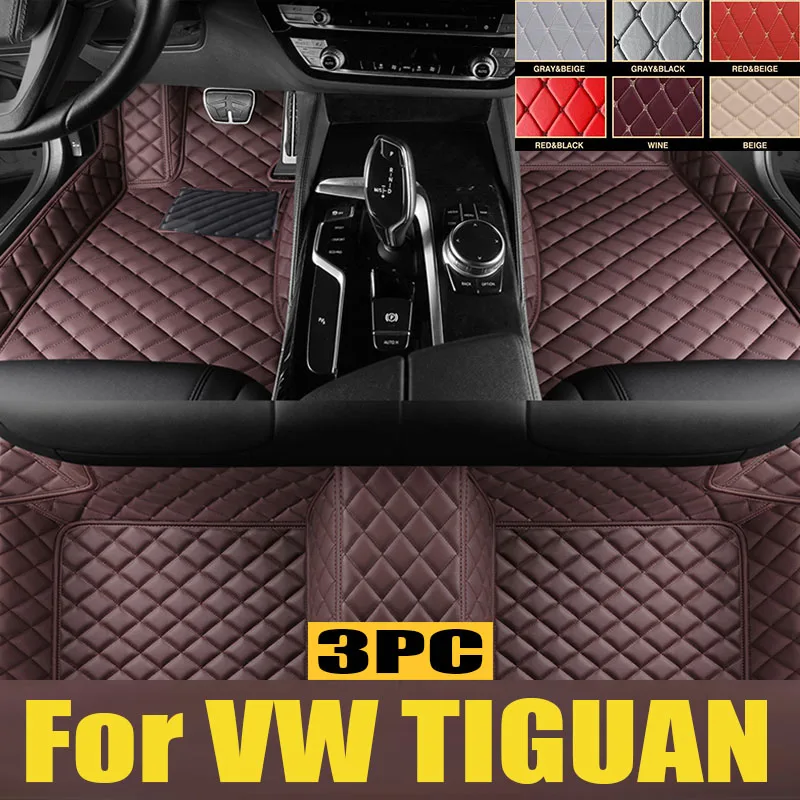 

Car floor mats for VW TIGUAN 2009 2010 2011 2012 2013 2014 2015 2016 Custom auto foot Pads automobile carpet cover