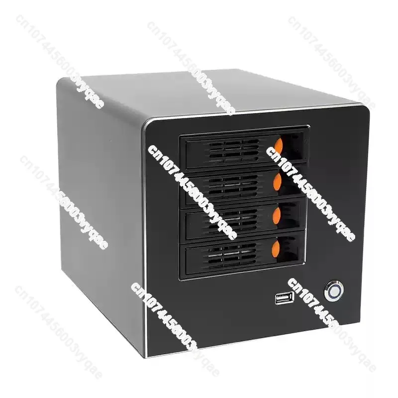 4-Bay Hot-Swappable NAS Case ITX Chassis Private Cloud Home Theater Storage Enclosure