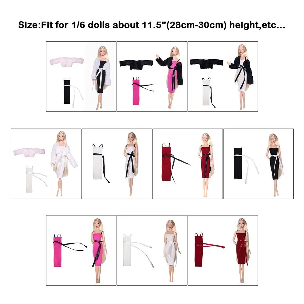 ファッション人形エレガントなドレスカジュアルウェア DIY アクセサリー 30 センチメートル人形の服子供のおもちゃ 1/6 BJD 11.5 "人形