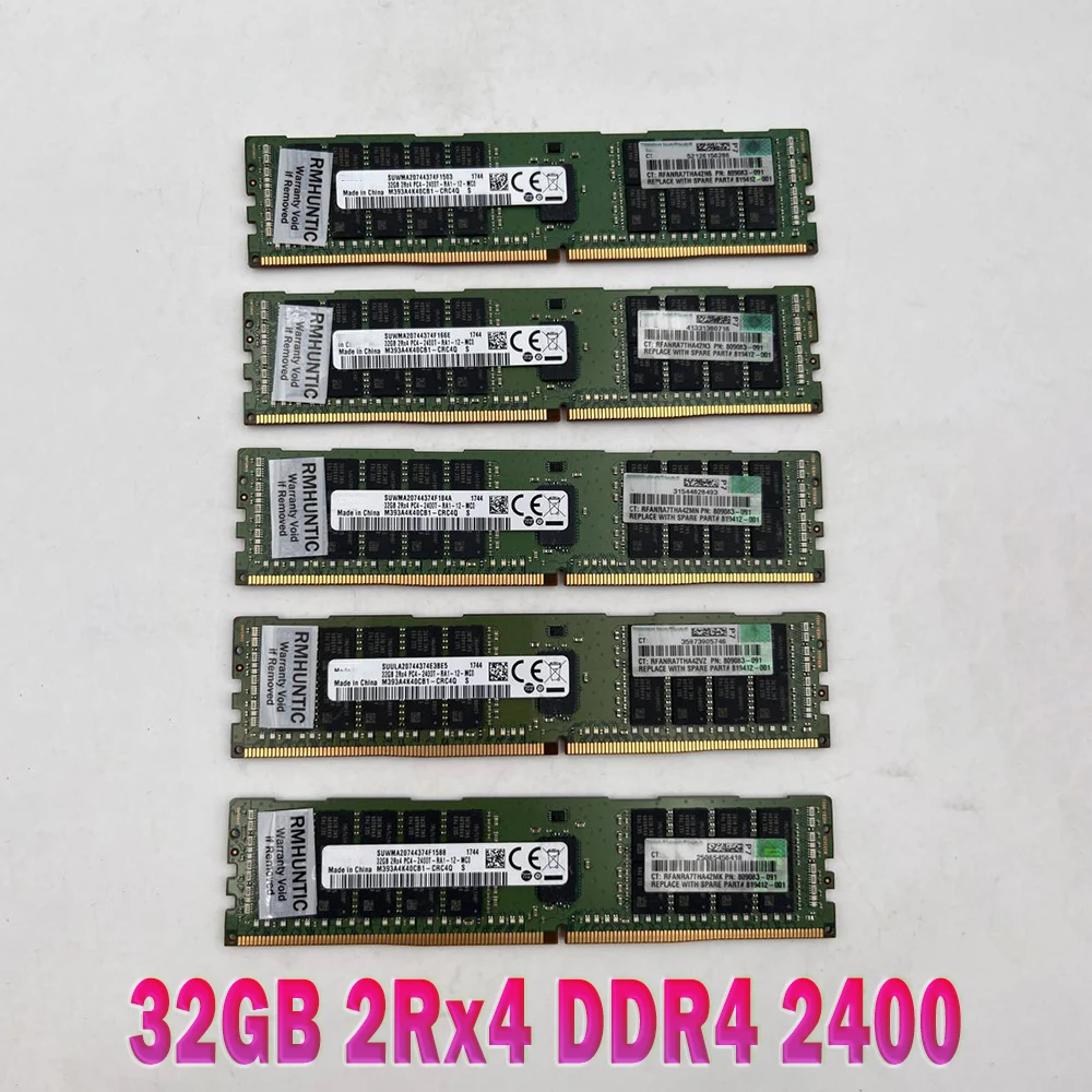 32g pc4-2400t memória para samsung, m393a4k40cb1-crc40, 32gb, 2rx4, ddr4, 2400, 1pcs