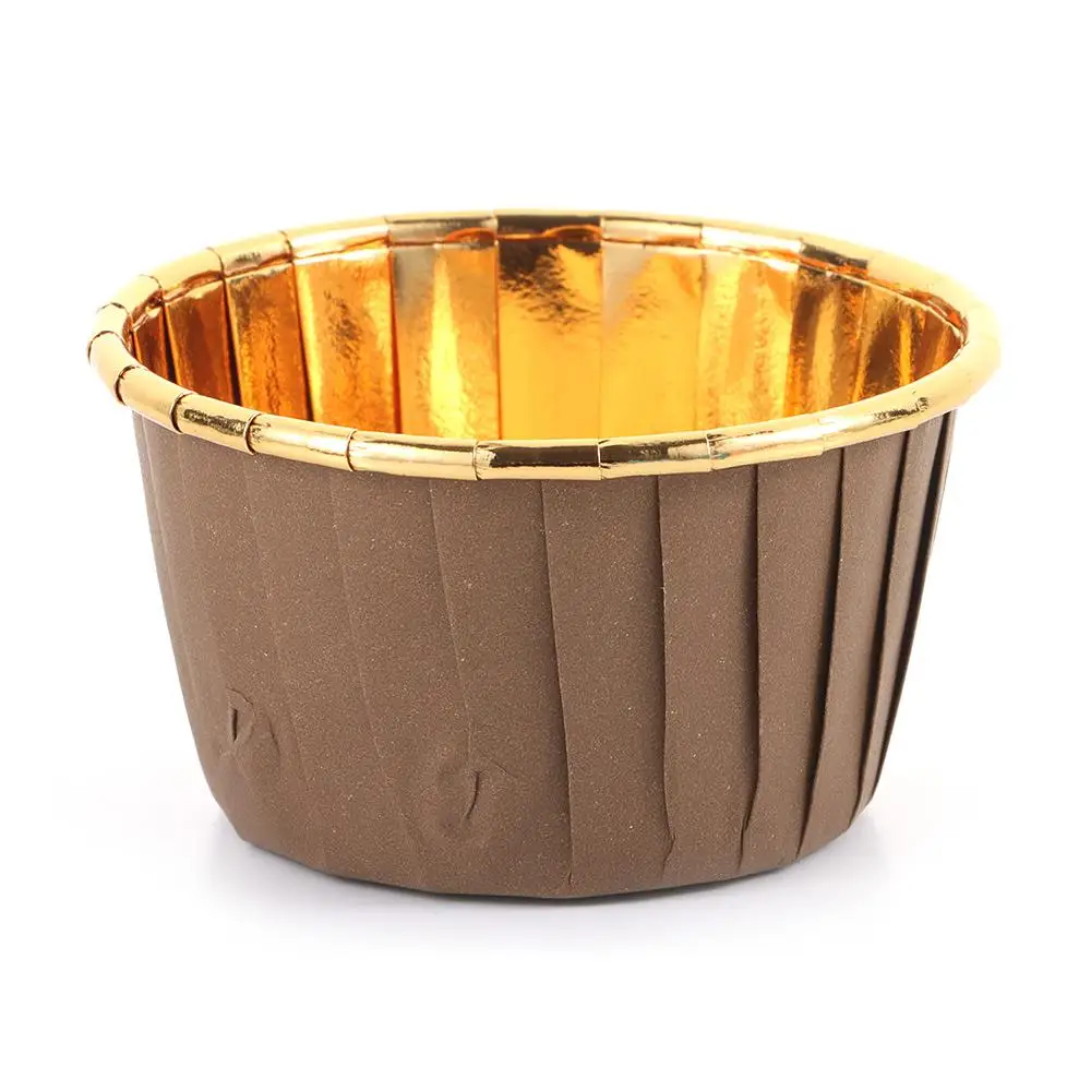 50PCS Muffin Cupcake Liner Cake Wrappers Baking Cup Tray Case Cake Paper Cups Pastry Tools Party Supplies