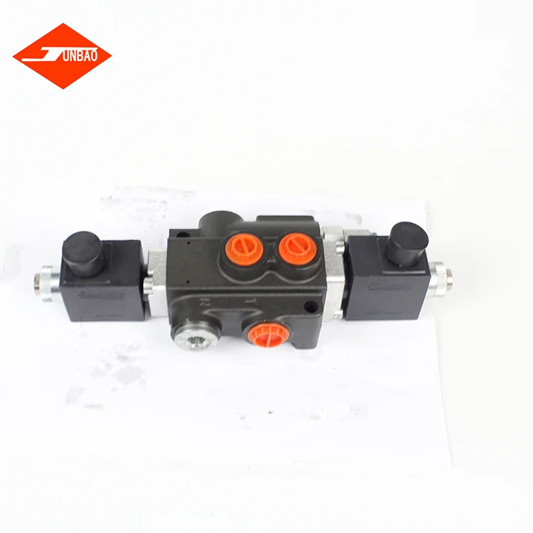 interchangeable spools hydraulic joystick control valve proportional solenoid valve 12v