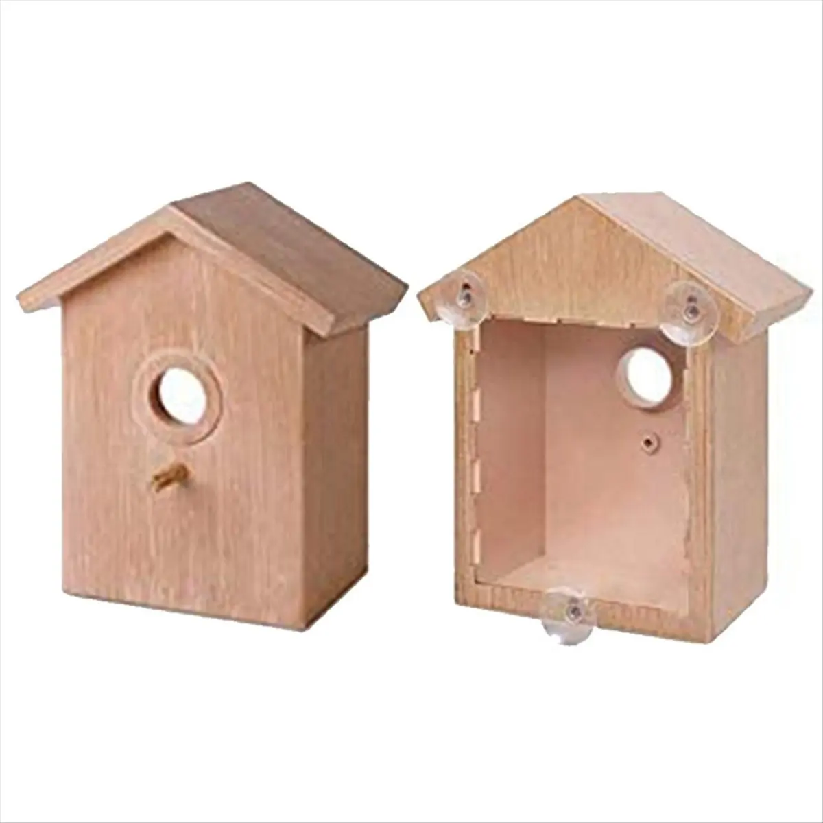 Bird House Exterior Window Nest Box Bird House with Strong Suction Cup-A14I