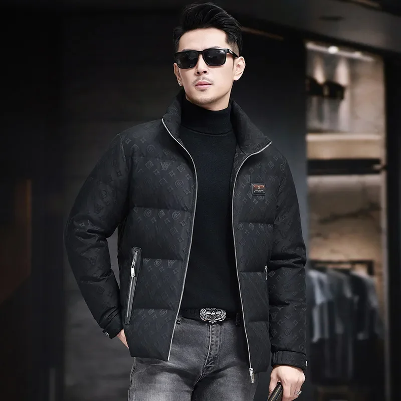 YEAE Stand Collar Ultralight Short Down Jacket Designer Clothes Men Luxury Duck Male Padding Men's Jacke Warm Man Winter Coat