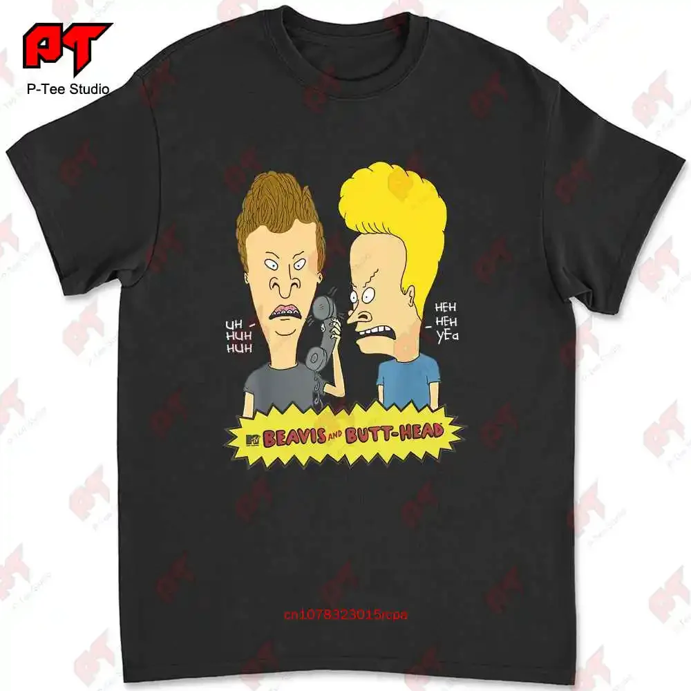 Beavis And Butthead Prank Call Graphic T-shirt XX5O