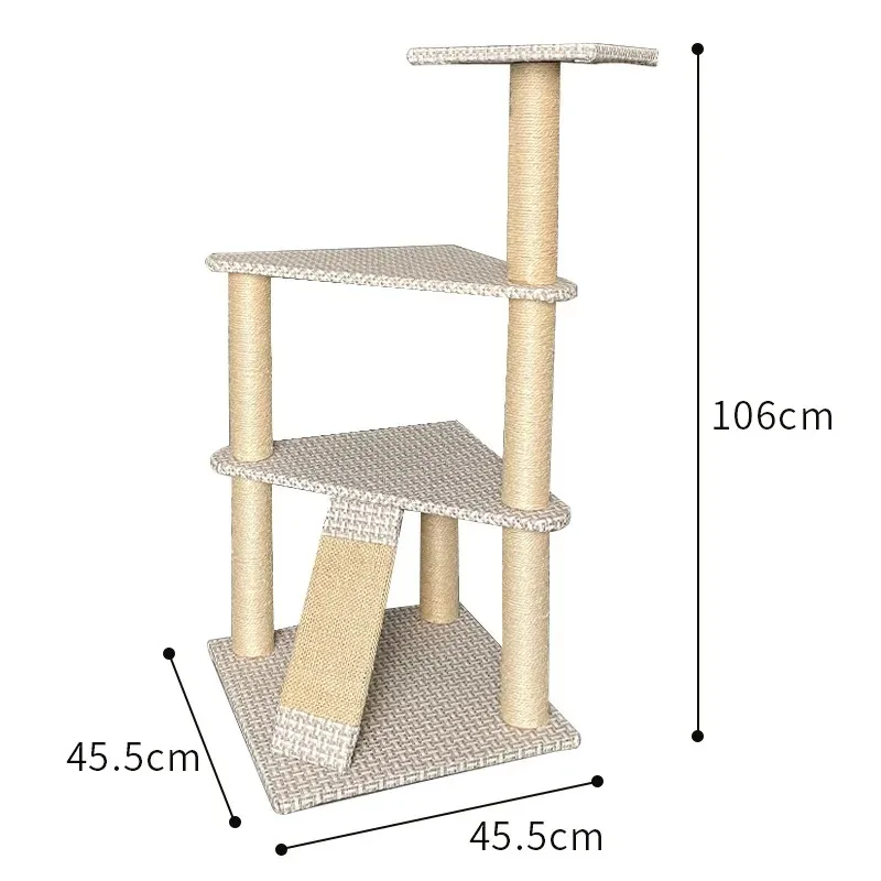 

Wholesale Pet Products Wood Sisal Tree Scraper
