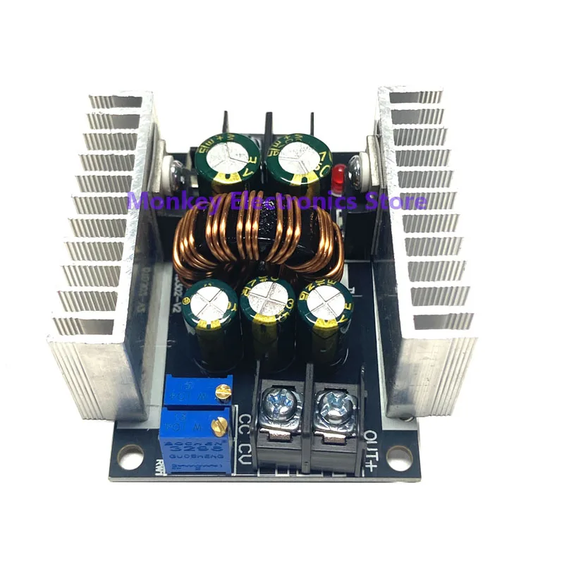 Retificador Síncrono de Alta Potência Buck, Tensão Constante e Módulo de Alimentação Constante, Carregamento LED Driver, 20A, 300W