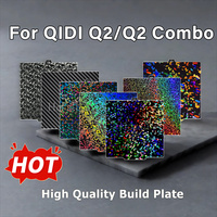 Heatbed For QIDI Q2 Build Plate Double Sided PEY PEO PET Carbon Fiber PEI Build Plate For Qiqi Q2 3D Printer Accessories
