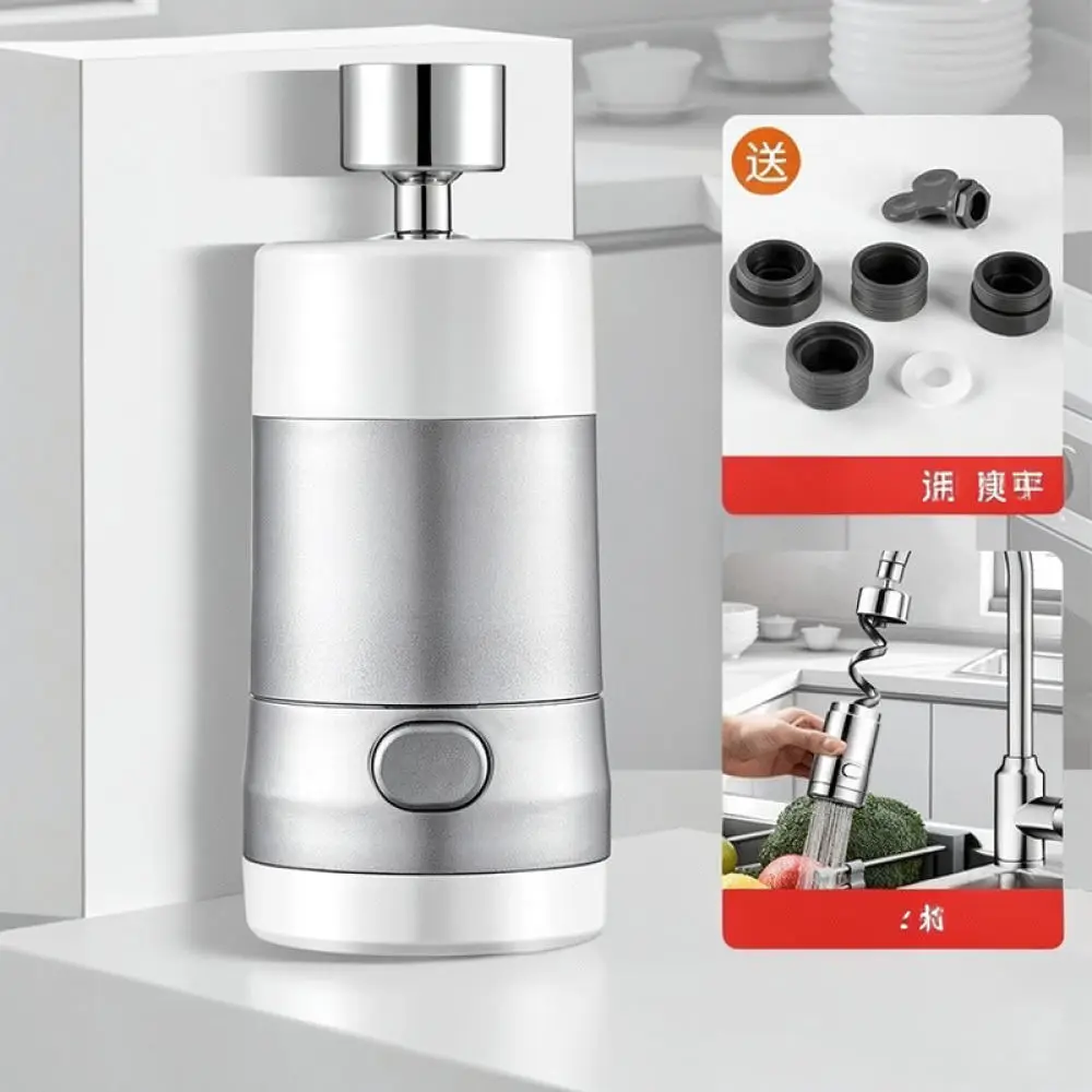 Kitchen Faucet Extender Rotatable Sprayer Head Flexible Pull Out Extension Aerator Anti Splash Shower Nozzle For Sink Wash