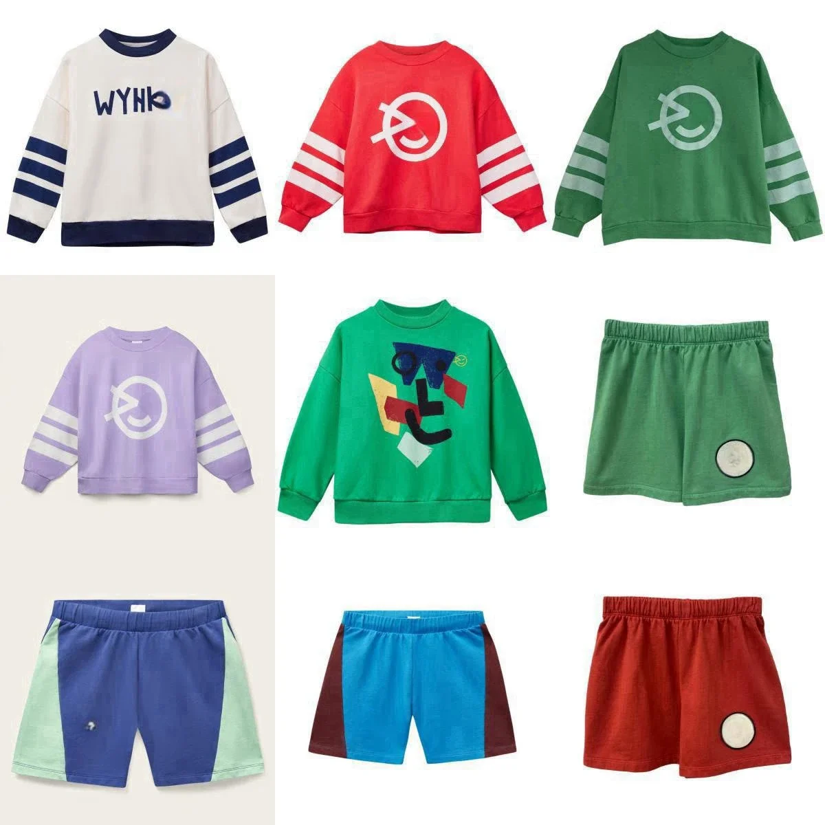 Children's Clothes Cartoon Shorts For 2025 New Spring Summer Korean Baby Boys Girls Hooded Sweaters Outdoor Clothings Presale