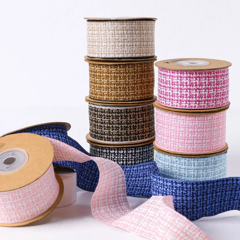 5 Yards 38MM Welt/Braid/Vertical and Horizontal Ribbons Hair Bows DIY Crafts Handmade Accessories YM2023053101