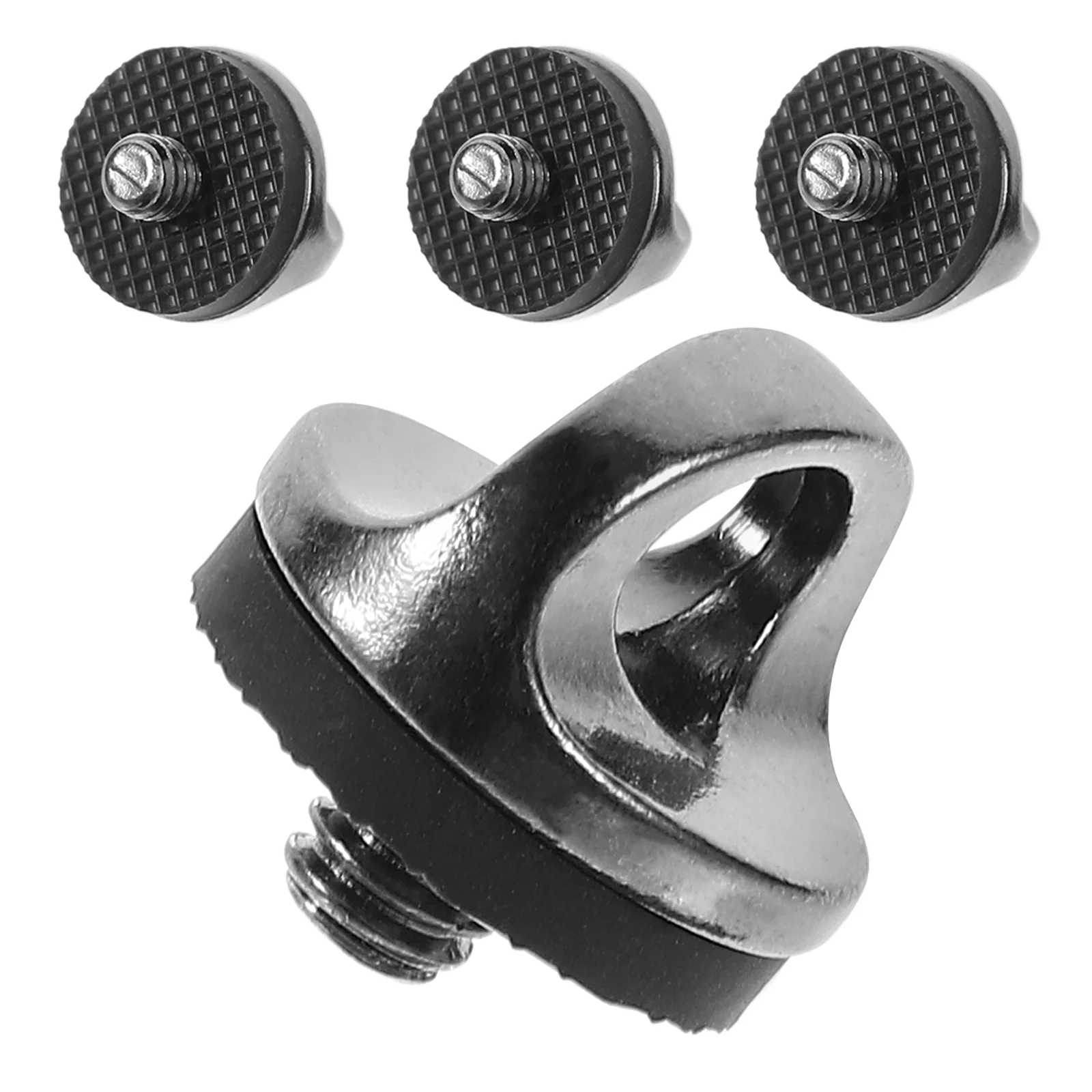 

4pcs Camera Ring Screws Split Hook Wrist Strap Fixing Screw With Washer Anti-Slip Photography Accessory For Shoulder Lanyard