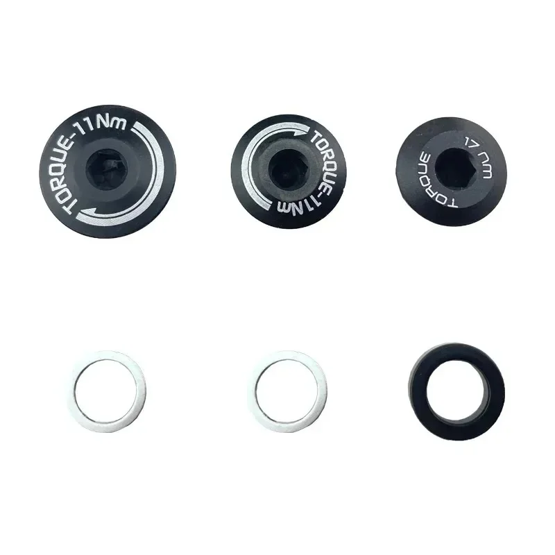 For Trek Giant Rear Shock Absorber Mounting Nut Kit 21 17mm M1.0 Convert Fox Rockshox XF Manitou Bicycle Torque Standard
