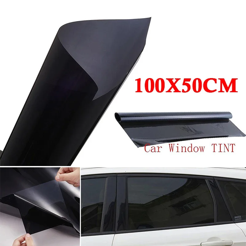 Office Tint Film Privacy Roll Sticker 50*100cm Anti UV Auto Window Car Dark Glass Heat Protector Home Sunshade