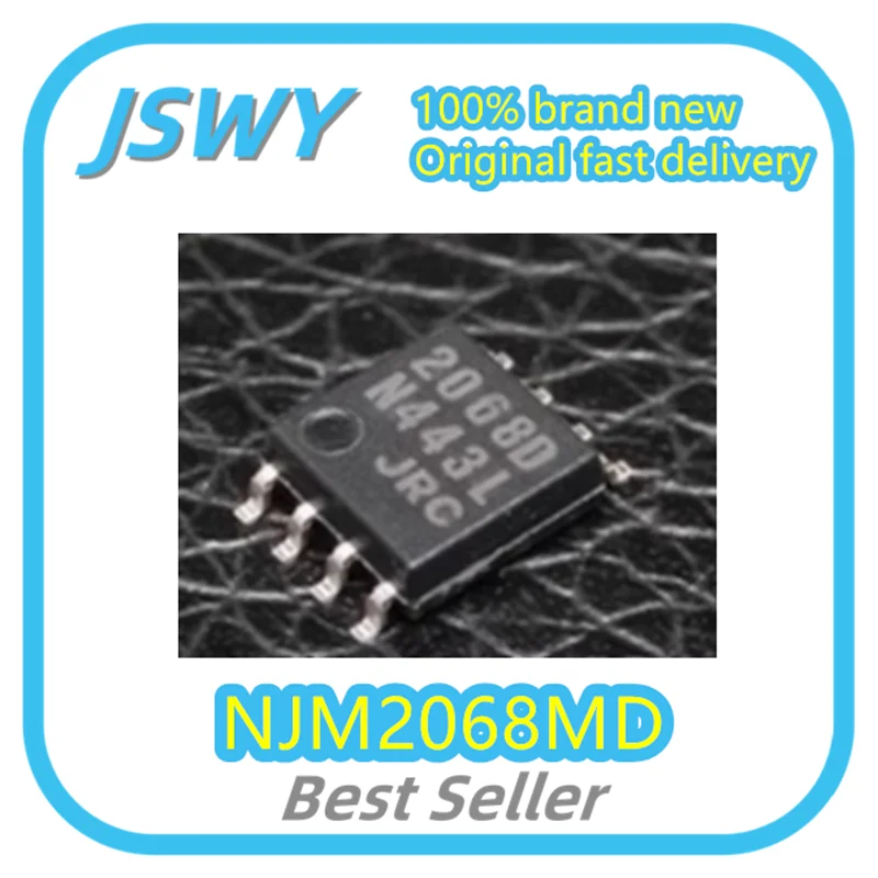 

(10/50pcs) NJM2068MD Silkscreen 2068D SOP8 Operational Amplifier IC Chip Genuine In Stock Ships Fast