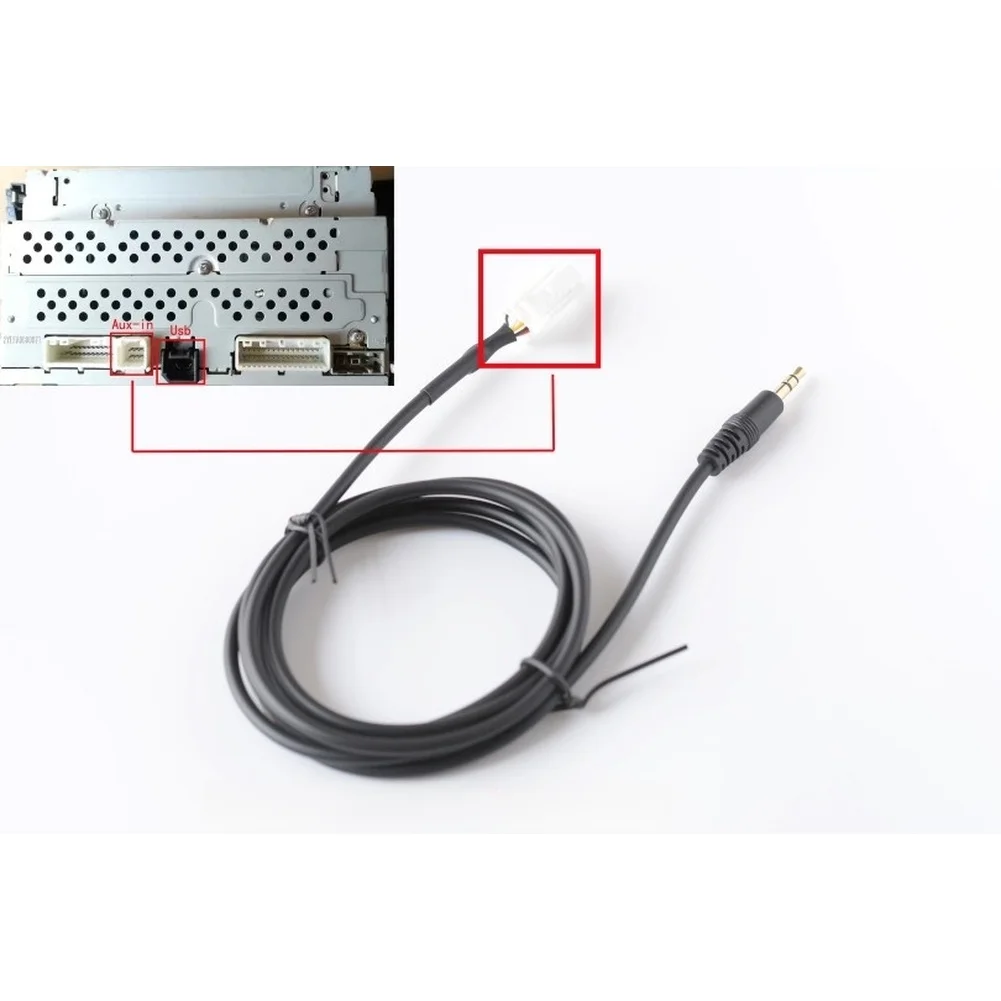 

Car Radio Audio Cable Input Cable 8Pin To AUX 3.5mm Male Cable Fit For Nissan 150CM Hot Sale Brand. New And High Quality