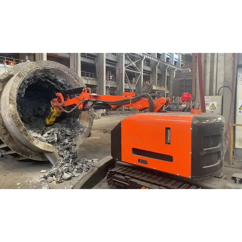 Mini Crawler Demolition Robot Hydraulic Remote Control Concrete Breaker for Narrow Space Construction Projects