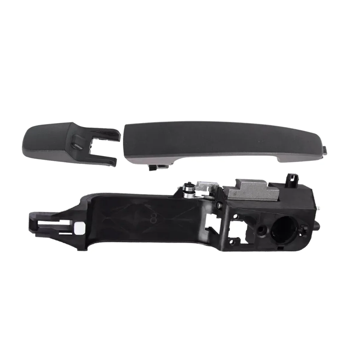 Driver Side Left Exterior Door Handle & Bracket Primed for Ford Focus 2008-2011 8S4Z5422404BAPTM, 8S4Z5426685B