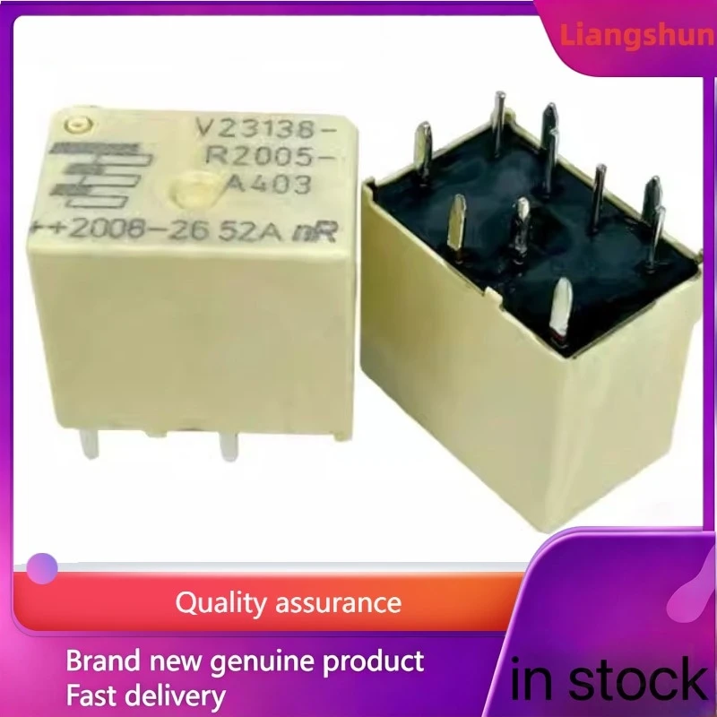 New 5pcs/lot  V23138-R2005-A403 10pins Forward and backward relay for adjusting the direction of the car