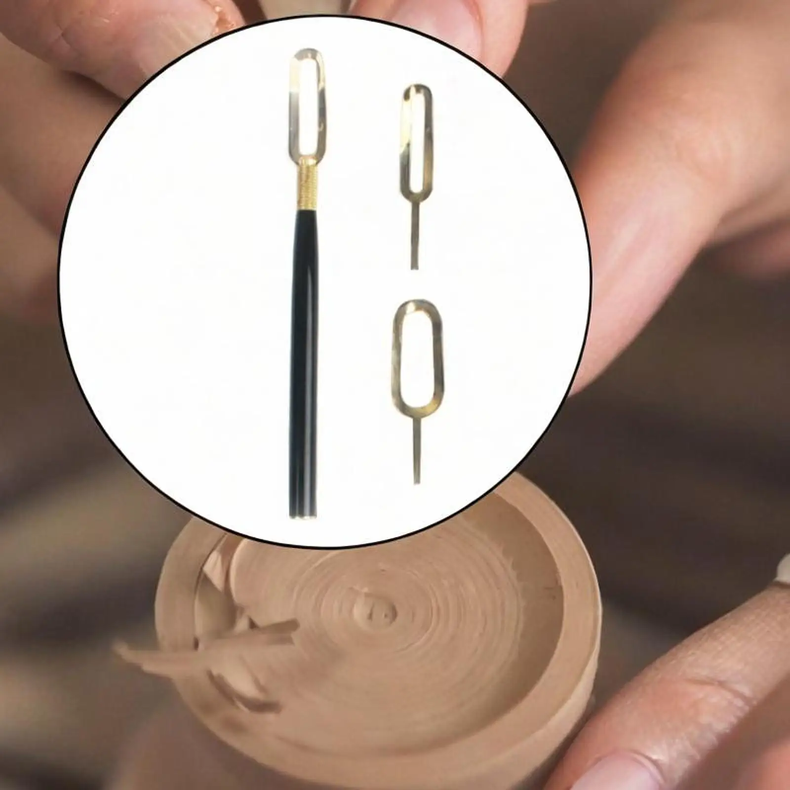 Pottery Trimming Tool Clay Extruder Tool for Beginners Hobbyists Children