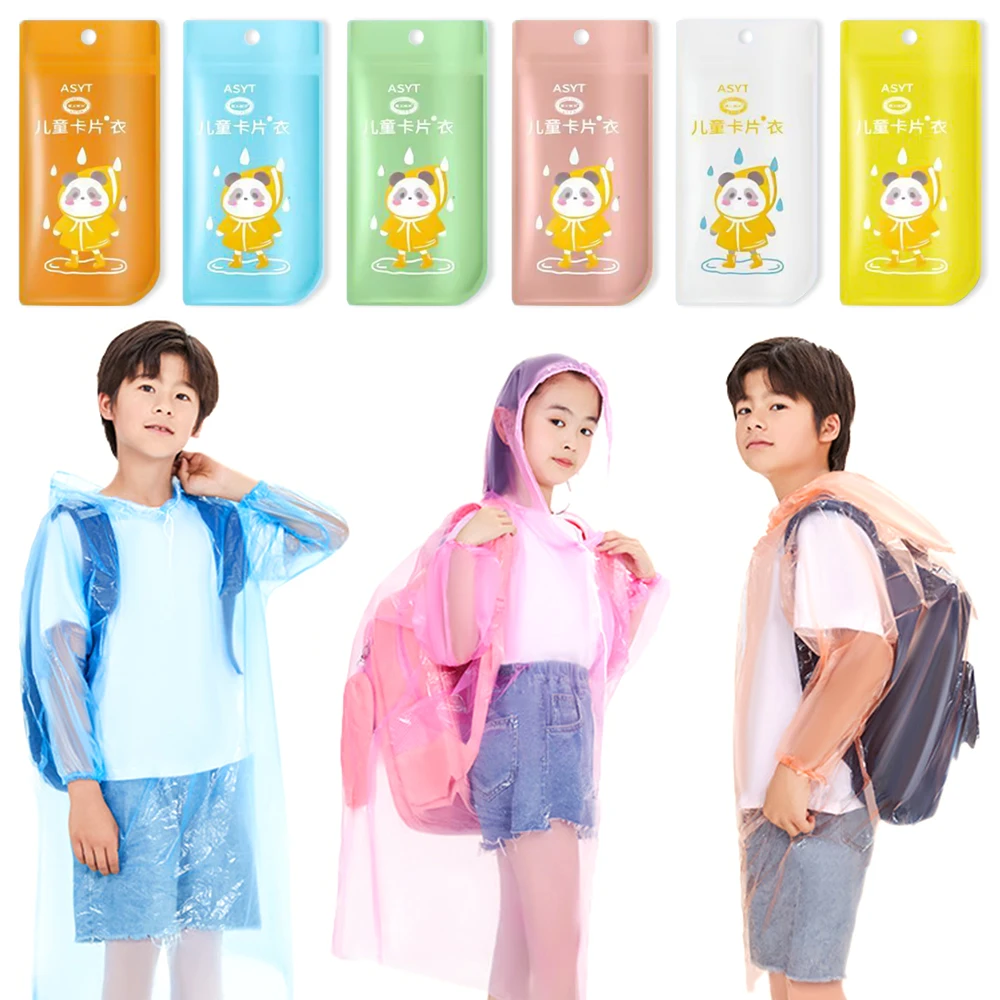 Imperméable créatif à compression sous vide pour enfants, emballage de cartes de voyage, imperméable une pièce, manteau de pluie imperméable, extérieur, question