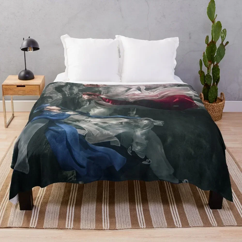 JUN and CHAN HJZM:The Butterfly Phantasy Throw Blanket Soft Breathable Blanket for Night Sleeping
