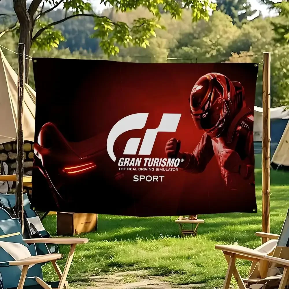 Game Gran Turismo Flags flag For Decoration Outdoor Picnic Hanging Home Camping Party Banner