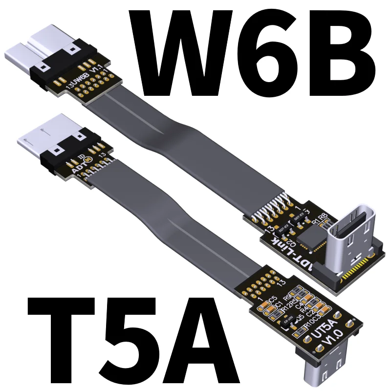 90-градусный складной ленточный кабель Type-C USB 3.0 Micro-B OTG Тонкий плоский гибкий FPC зарядка для бесщеточного ручного стабилизатора Mon