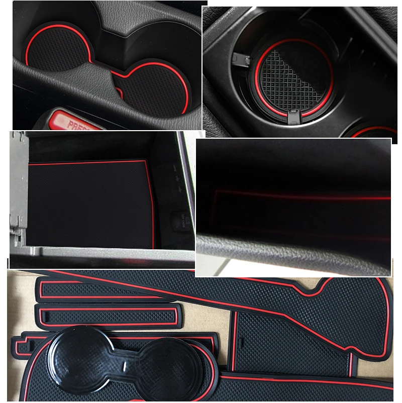 Anti-Slip Mat for Phone Gate Slot Mats for Nissan Note E12 2012~2019 Accessories Stickers Versa 2013 2014 2015 2016 2017 2018