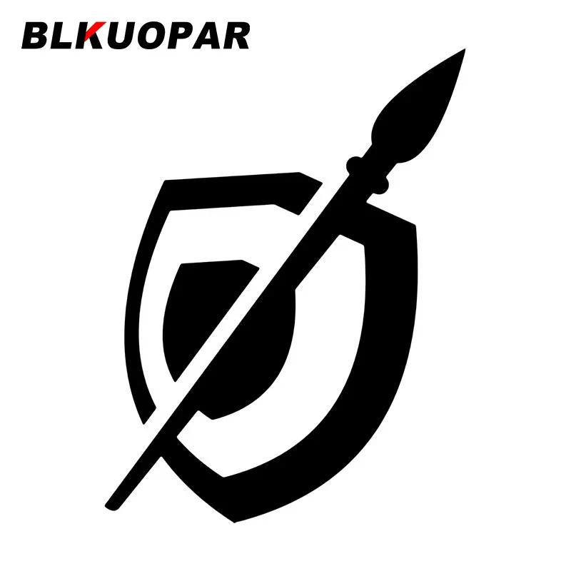 

BLKUOPAR Shield And Spear Car Sticker Sunscreen Fashionable Motorcycle Helmet Decor Car Styling Waterproof Original Decoration