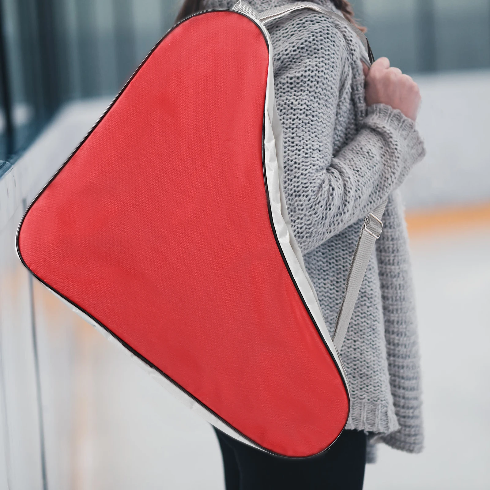 스케이트 가방 가방 아이스 스케이트 어린이 롤러 스케이트 보드 헤비 롤러 스케이트 가방 듀티 내구성 스토리지 스포츠 도구 간편한 청소