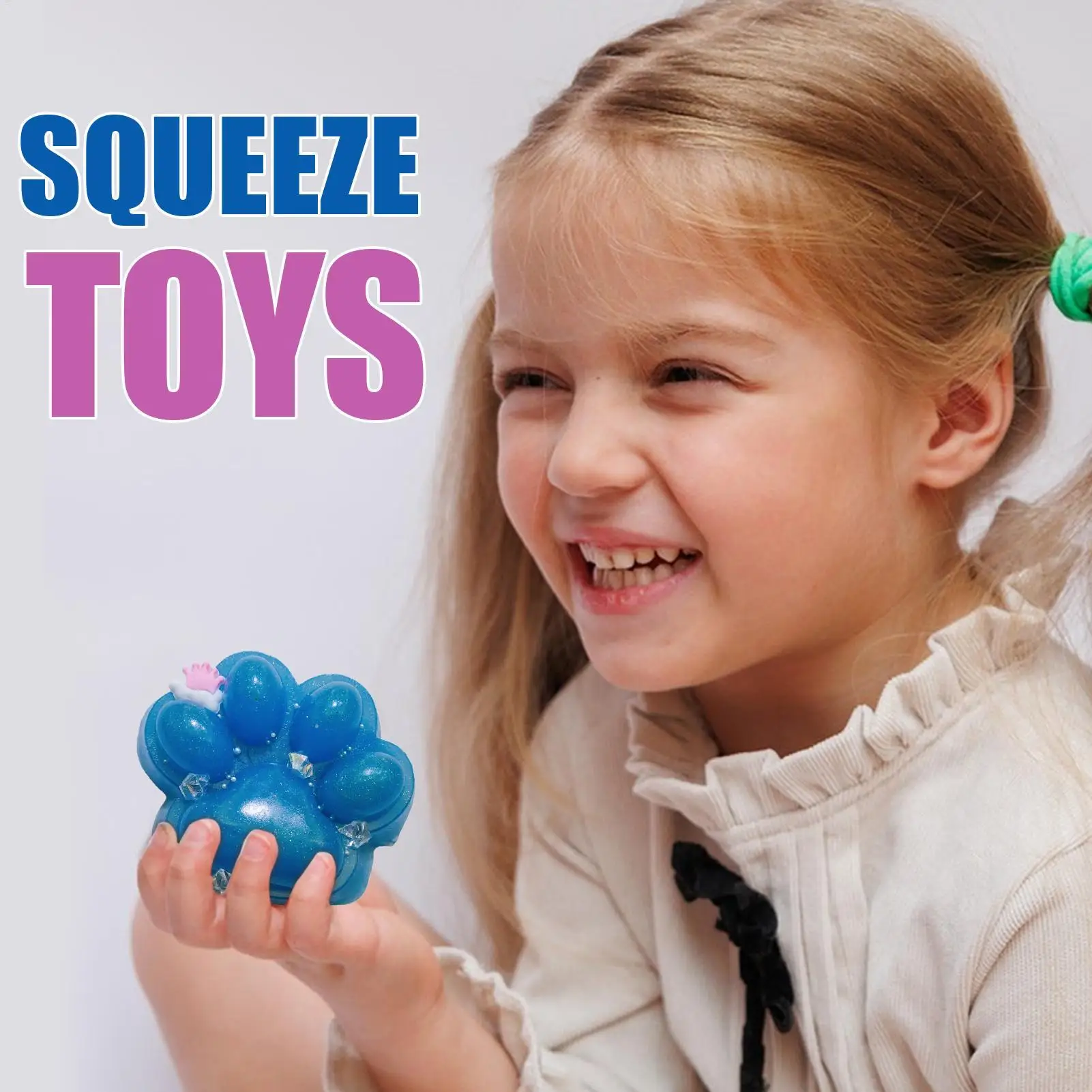 Giocattoli da spremere per bambini Ultra-morbido interattivo a forma di zampa di gatto Adulti Agitarsi Giocattoli da spremere per bambini Ragazzi Bambini Adolescenti Donne adulte Uomini