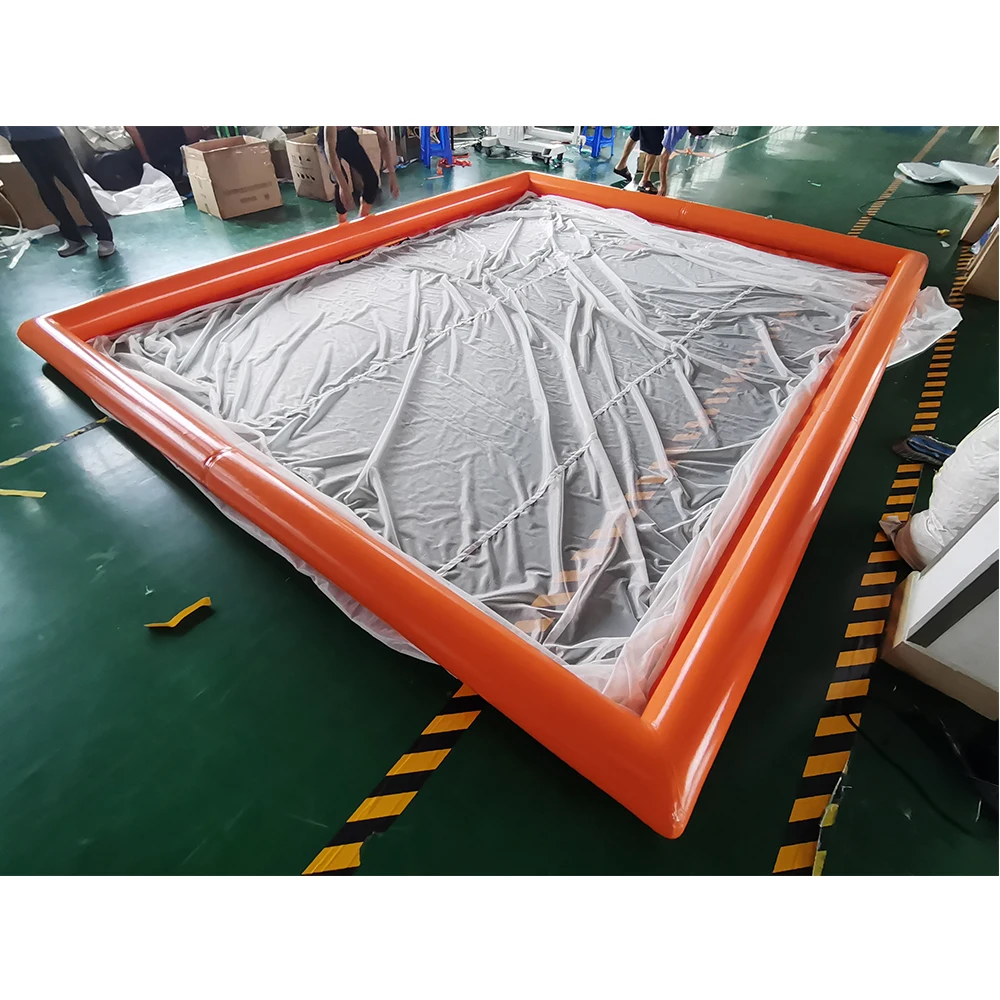 

Factory Price Floating Ocean Sea Pool, Anti Jellyfish Inflatable Yacht Pool With Net