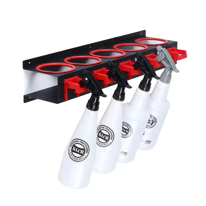 

Hot Sale Wall Mounted Rail Mounted Storage Rack Car Automatic Cleaning Detail Tools Spray Bottle Abrasive Hanger