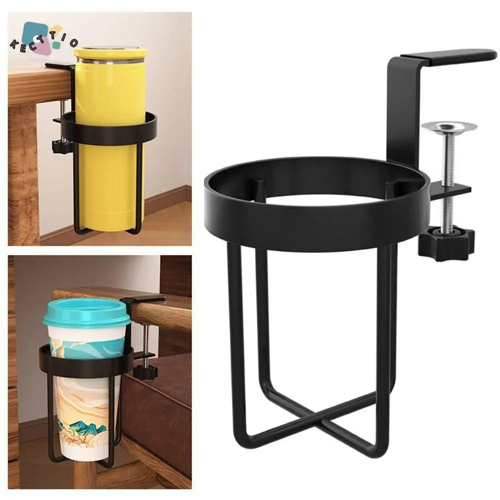 

2 in 1 Clip-on Cup Holder Metal Rust Proof Cup Hanging Storage Holder Durable Waterproof Mug Floating Shelves Water Bottles