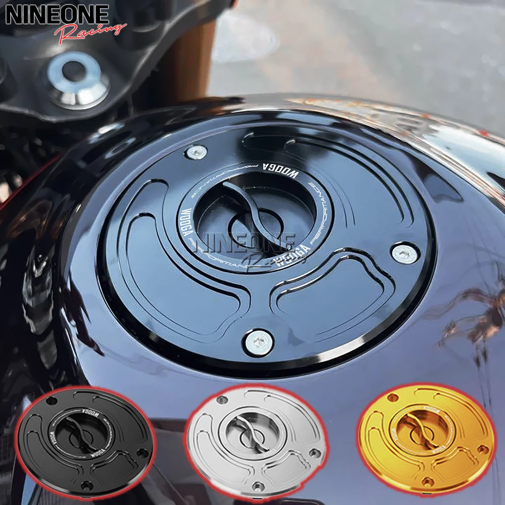 

For Kawasaki Z900 RS Z900RS Cafe 2018-2025 Ninja H2 H2R Spin Locking Fuel Tank Cover Rapid Gad Cap Quick Action Fuel Tank Cap