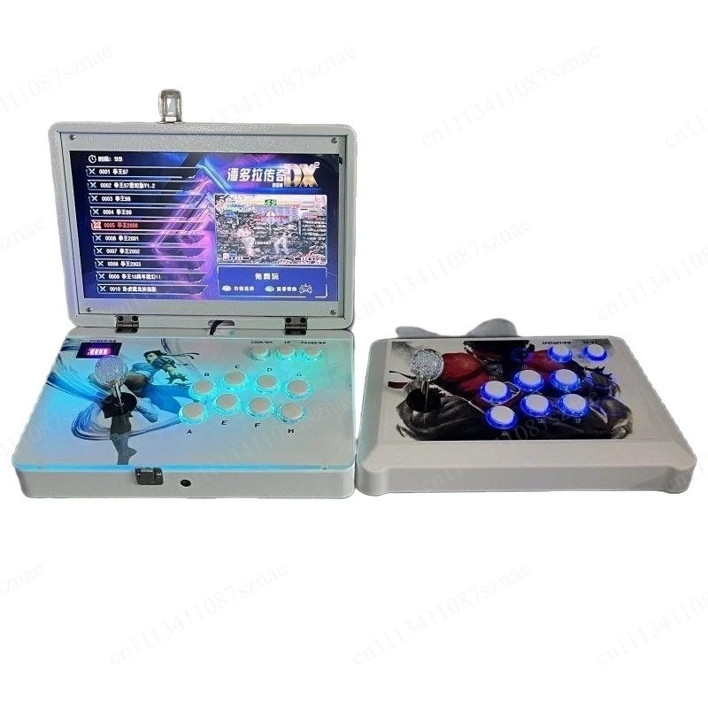 New white 14 inch portable joystick game machine household street machine translation cover folding notebook all-in-one machine