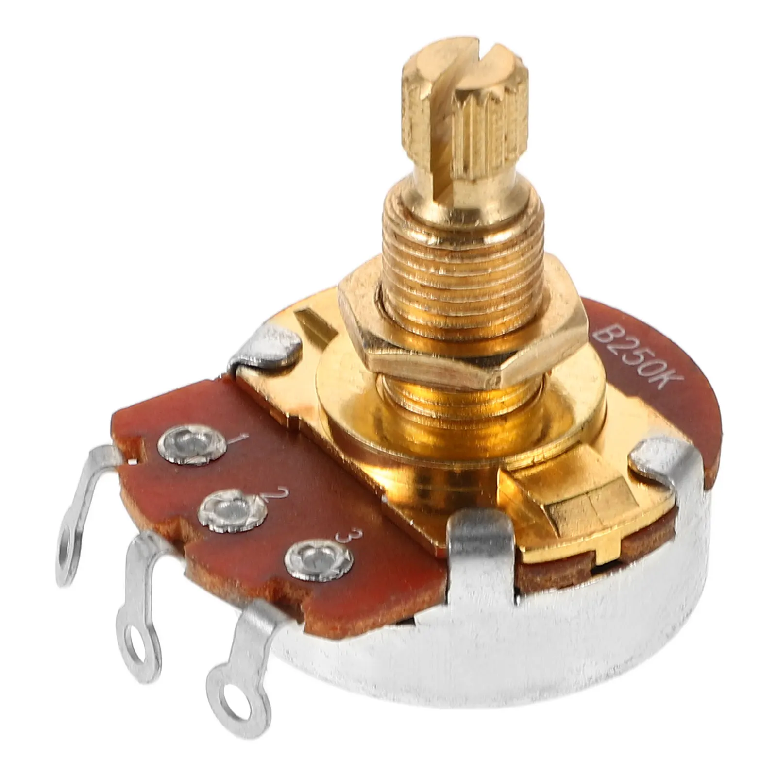 

Shaft Potentiometer Potentiometer Knob For Electric Guitar Bass Long Split Audio Taper Volume Tone Control