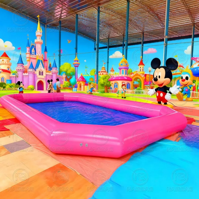 Portable Closed PVC Tarpaulin Inflatable Swimming Pool Indoor Outdoor Water Games Paddle Boat Water Polo Games