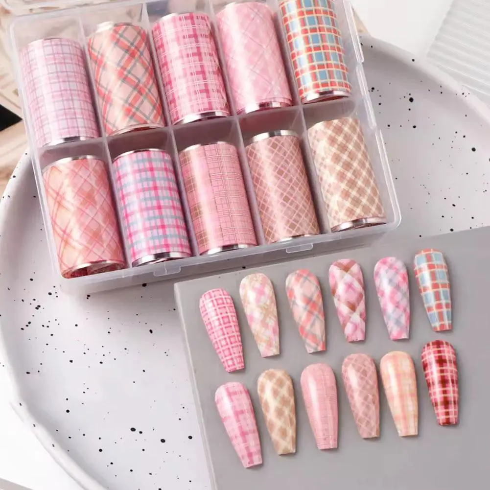 10 Rolls New Design Fresh Nail - Nail Art Denim 评论和价格