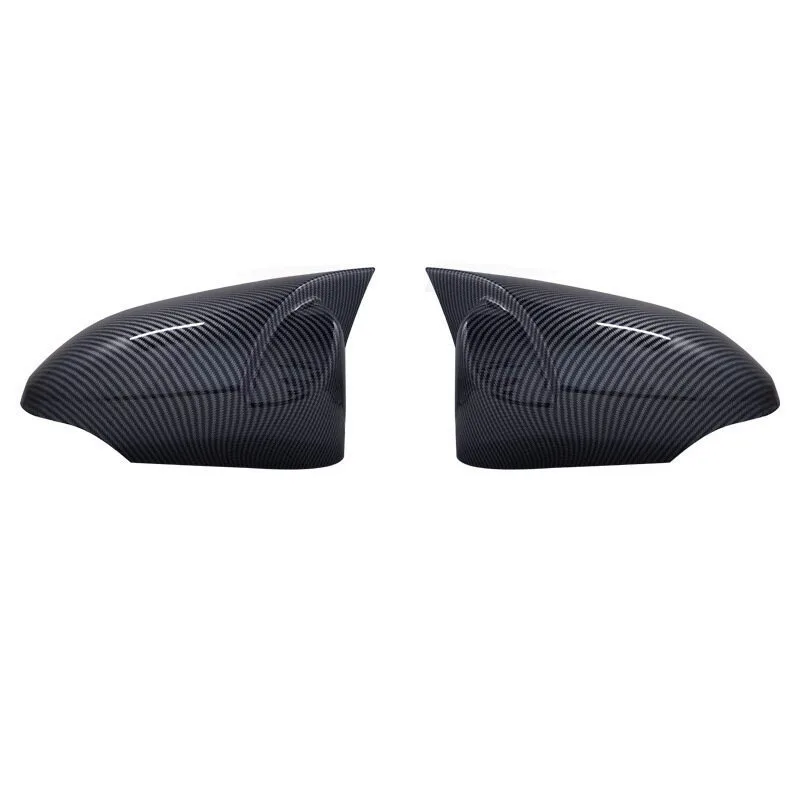 Factory Auto Rearview Mirror Cover ABS Glossy Black Carbon Fiber Side Reversing Mirror Cover for Toyota Camry 2013-2017