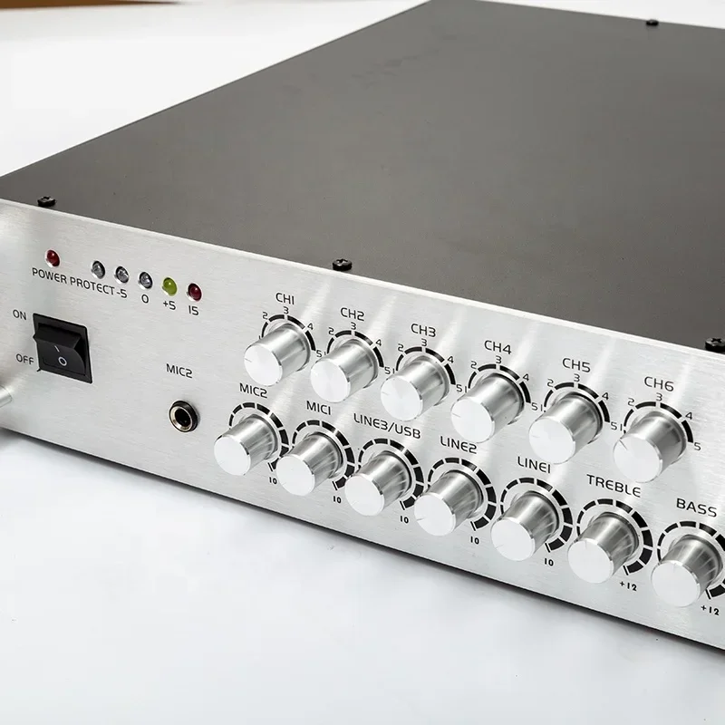 2026 800W PA System Public Address BT FM Receiver Portable Power Amplifier