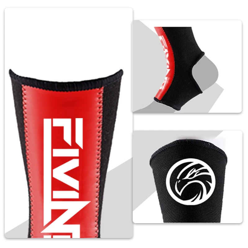 Sanda Fighting Muay Thai معدات حماية الكاحل الاحترافية لتدريب الملاكمة للبالغين.