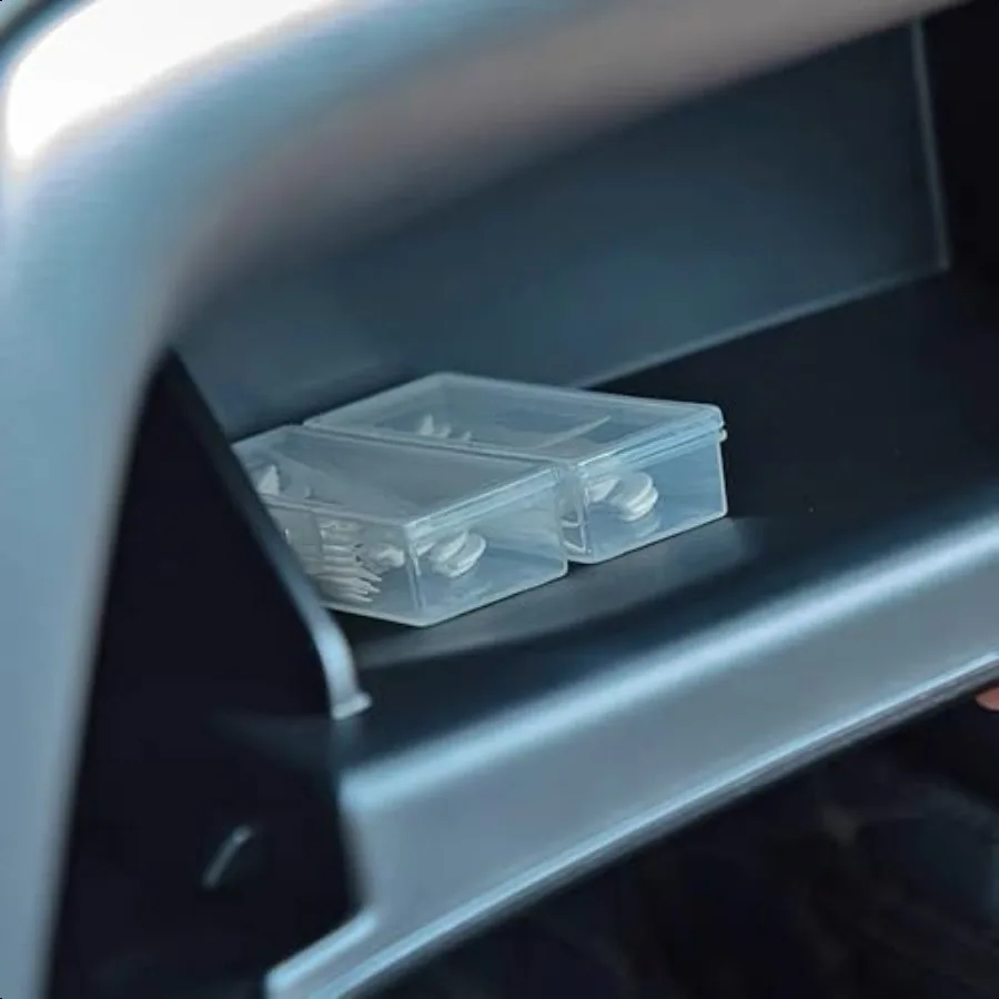 Dispenser portatile per batuffoli di cotone da viaggio con coperchio Contenitori per organizer in plastica piccoli 4 in 1 per batuffoli di cotone