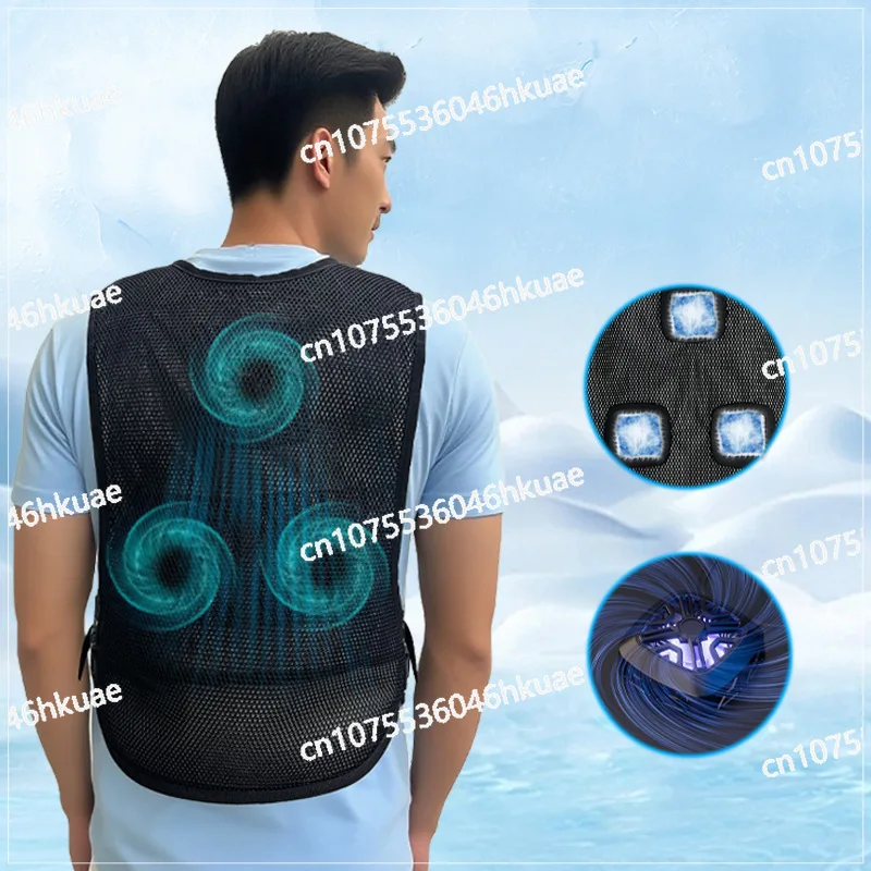 

Summer Cooling Air Conditioner Clothing Semiconductor Refrigeration Clothing Outdoor Site Vest Cool Clothing