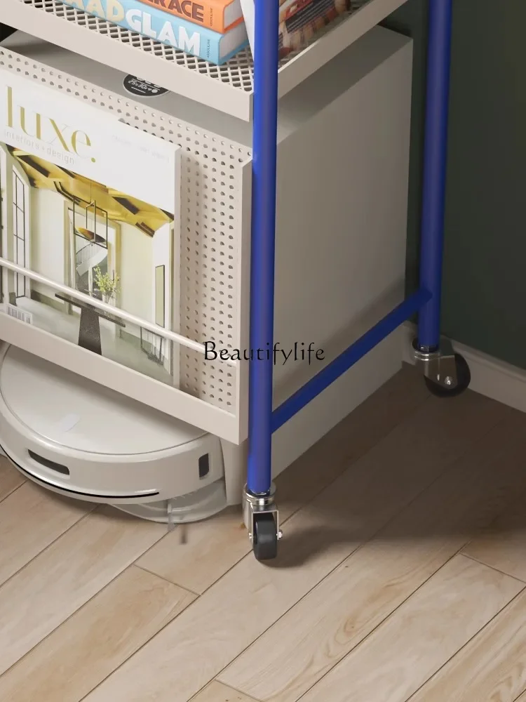 Sweeping robot shelf stone storage cabinet movable side cabinet