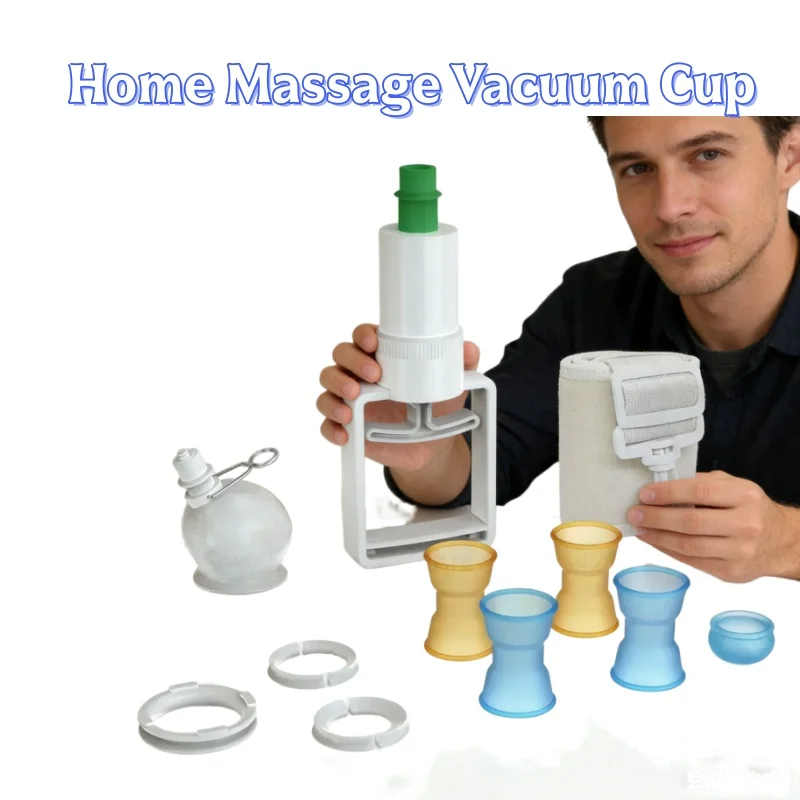 Silicone Vacuum Massager Increase Adult Exercise Equipment Reusable Enhance Training Suitable for Male Extenders Beauty Health